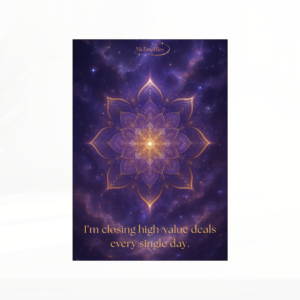 golden rain: premium real estate affirmation deck